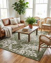 Urban Oasis Rugs Collection Area Rug -  Penthouse (Green) Rectangle Green  lifestyle 5