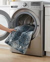 Aegean Elegance Washables Collection Area Rug -  Naxos Rectangle Navy Blue  lifestyle 8