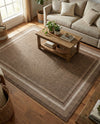 Terrace Fringe Collection Area Rug - Veranda (Brown) Rectangle Brown  lifestyle 22