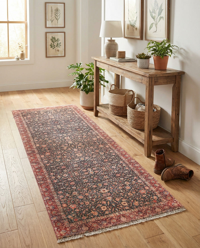 Bazaar Chic Collection Area Rug -  Tangier Runner Navy Blue  lifestyle 41
