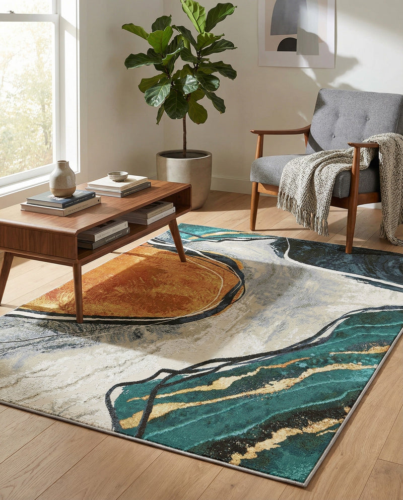 Urban Terrace Collection Area Rug -  Pavilion Rectangle Multi  lifestyle 7