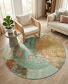 Urban Terrace Collection Area Rug -  Portico Round Multi  lifestyle 65