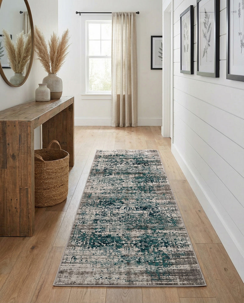 Copenhagen Comfort Collection Area Rug -  Odense Runner Blue  lifestyle 49