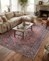 Heritage Elegance Collection Area Rug -  Alhambra Rectangle Red  lifestyle 22