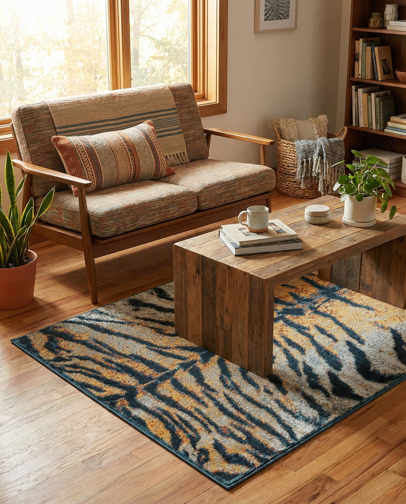 Aegean Elegance Washables Collection Area Rug -  Milos Rectangle Light Brown  lifestyle 9