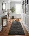 Plush Oasis Collection Area Rug - Serenity (Graphite Gray) Runner Graphite Gray  lifestyle 30