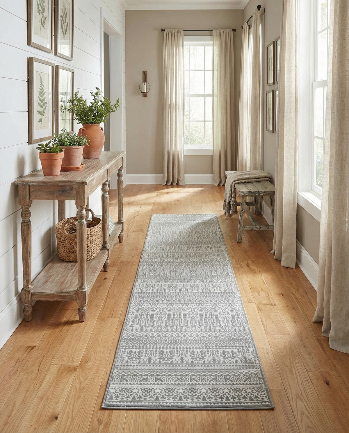 Metro Heights Collection Area Rug -  Chelsea Runner Gray  lifestyle 119