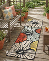 Outdoor Marrakesh Collection Area Rug -  Tetouan Runner Multi  lifestyle 79