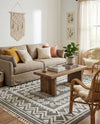 Sahara Chic Collection Area Rug -  Tangier Rectangle Gray  lifestyle 25