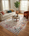 Brighton Terrace Collection Area Rug -  Saltdean Rectangle Ivory  lifestyle 21