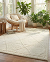 Trellis Haven Collection Area Rug - Havenwood Rectangle Ivory  lifestyle 35
