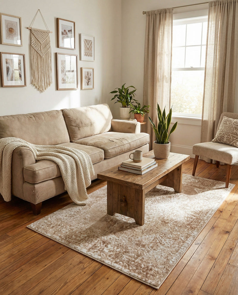 Cambridge Classics Collection Area Rug -  Magdalene (Beige) Rectangle Beige  lifestyle 20