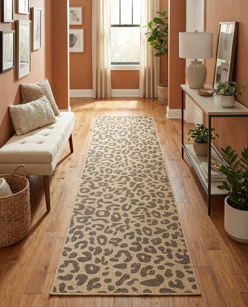 Sahara Sands Collection Area Rug -  Buto Runner Natural  lifestyle 64