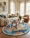 Beverly Grove Collection Area Rug - Melrose (Multi) Oval Multi  lifestyle 69