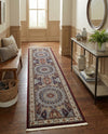 Persian Elegance Collection Area Rug -  Hamedan (Burgundy) Runner Burgundy  lifestyle 34