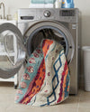 Colorburst Oasis Collection Area Rug -  Lagoon Octagon Multi  lifestyle 37