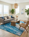 Urban Terrace Collection Area Rug - Veranda Rectangle Blue  lifestyle 23