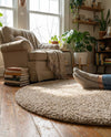 Alpine Plush Collection Area Rug -  Cortina (Linen) Round Linen  lifestyle 36