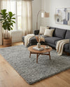 Eternal Plush Oasis Collection Area Rug -  Tranquility (Ash) Rectangle Ash  lifestyle 26