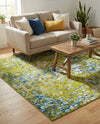 Sevilla Splendor Collection Area Rug - Alcazar Rectangle Green  lifestyle 21