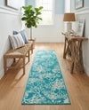 Seaside Haven Rugs Collection Area Rug -  Seaside Runner Teal  lifestyle 41