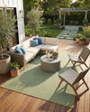 Urban Oasis Rugs Collection Area Rug -  Rooftop (Yellow and Aqua) Rectangle Yellow and Aqua  lifestyle 5