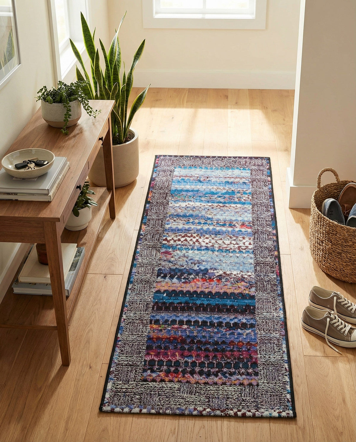 Urban Terrace Collection Area Rug -  Oasis Runner Multi  lifestyle 87