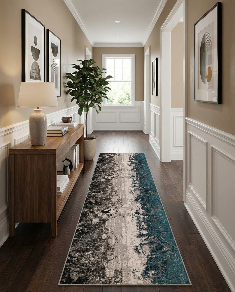 Seville Elegance Collection Area Rug -  Granada Runner Gray  lifestyle 39