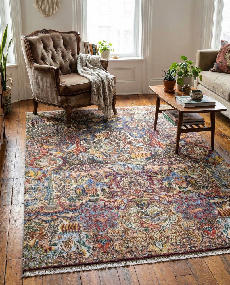 Bazaar Chic Collection Area Rug -  Safi Rectangle Multi  lifestyle 9
