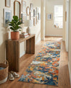 Colorburst Oasis Collection Area Rug -  Chroma Runner Multi  lifestyle 45