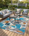 Urban Terrace Collection Area Rug -  Loggia Rectangle Multi  lifestyle 22