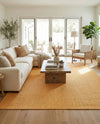 Seaside Serenity Collection Area Rug - Veranda (Corn Harvest Yellow) Square Corn Harvest Yellow  lifestyle 34