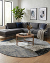 Copenhagen Edge Collection Area Rug -  Amager Round Multi  lifestyle 68