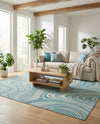Urban Terrace Collection Area Rug - Soho Rectangle Light Aqua  lifestyle 14