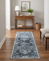 Cambridge Classics Collection Area Rug -  Magdalene (Blue) Runner Blue  lifestyle 44