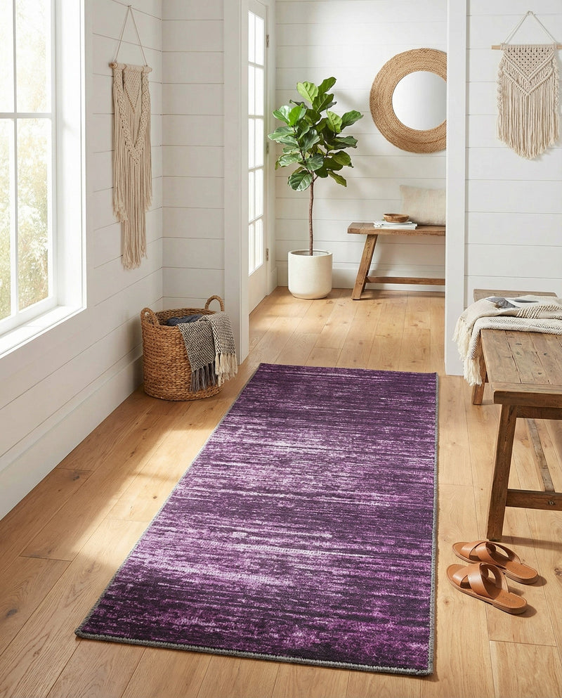Sahara Essence Collection Area Rug - Oasis (Purple) Runner Purple  lifestyle 35