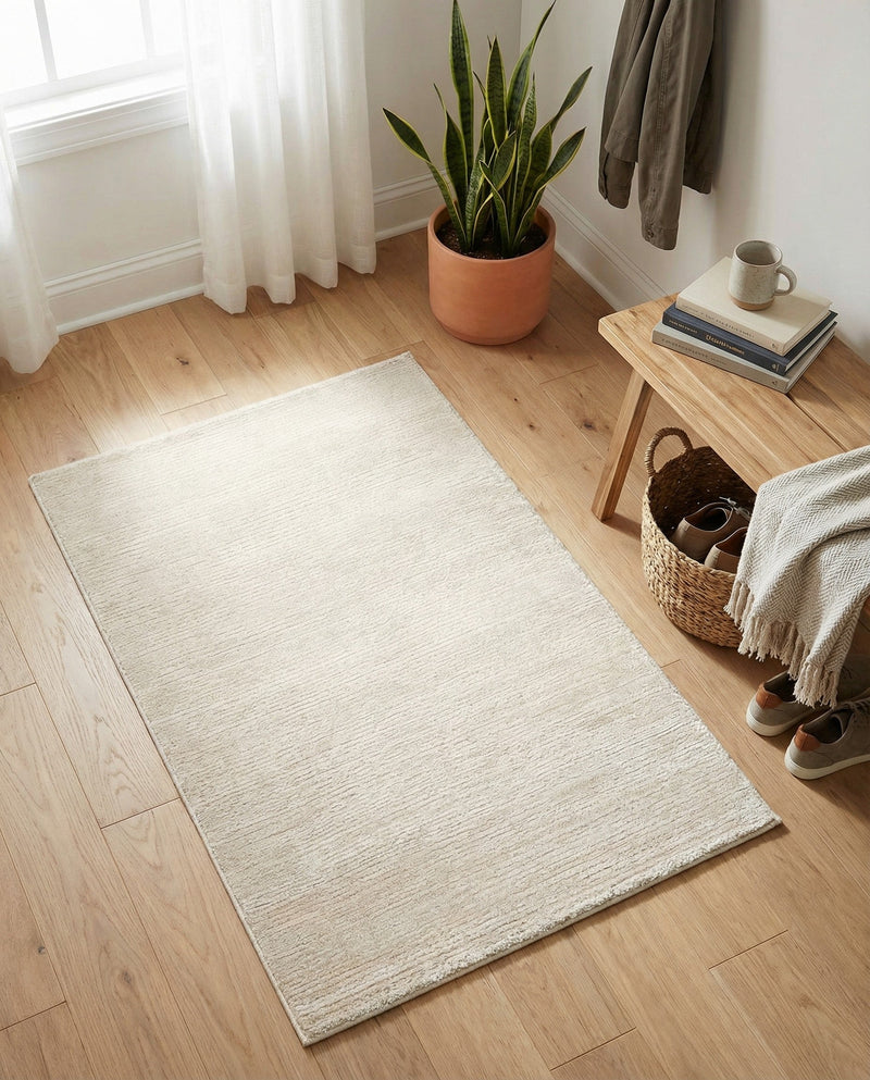 Bloomsbury Elegance Collection Area Rug -  Kensington (Ivory) Rectangle Ivory  lifestyle 8