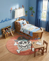 Wonder Tykes Collection Area Rug -  Harmony Round Red  lifestyle 37