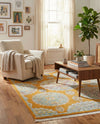 Arcadia Rugs Collection Area Rug -  Atlantis (Orange) Rectangle Orange  lifestyle 17
