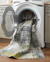 Chromatic Oasis Collection Area Rug -  Prism Rectangle Gray  lifestyle 9