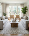 Urban Oasis Rugs Collection Area Rug -  Boulevard (Gray Cream) Rectangle Gray Cream  lifestyle 4
