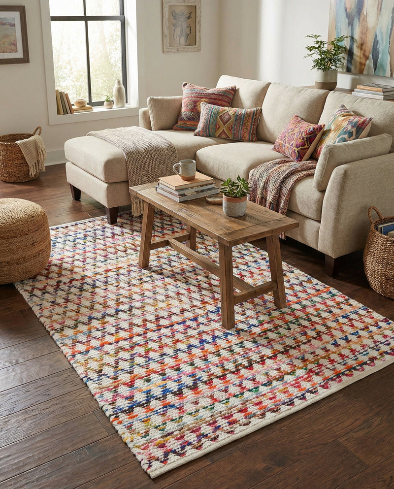 Woven Udaipur Collection Area Rug - Howrah Rectangle Multi  lifestyle 3