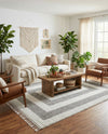 Sahara Chic Collection Area Rug -  Casablanca Rectangle Gray  lifestyle 40