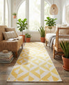 Urban Oasis Rugs Collection Area Rug -  Highrise (Yellow) Runner Yellow  lifestyle 55