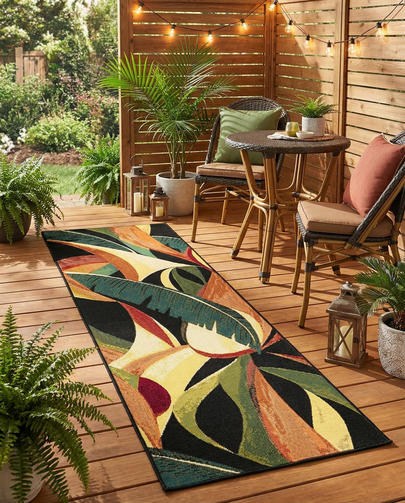 Seaside Blooms Collection Area Rug -  Tivoli Runner Multi  lifestyle 77