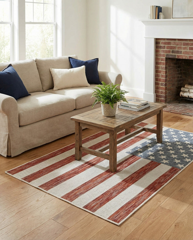 Urban Oasis Rugs Collection Area Rug -  Boardwalk Rectangle Red  lifestyle 12