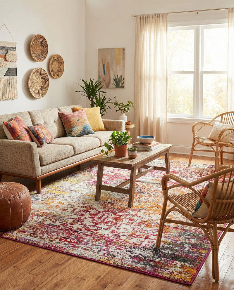 Georgetown Rugs Collection Area Rug - Dupont (Multi) Rectangle Multi  lifestyle 3