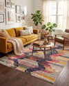 Colorburst Oasis Collection Area Rug -  Mirage Square Multi  lifestyle 73