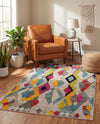 Sedona Vista Collection Area Rug -  Pricklypear Rectangle Multi  lifestyle 32