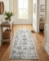 Riviera Elegance Collection Area Rug - Antibes (Gray) Runner Gray  lifestyle 64